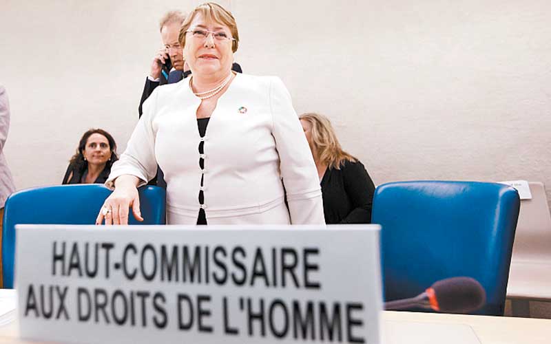 Primer discurso de la ex mandataria chilena en su nuevo cargo de la ONU.