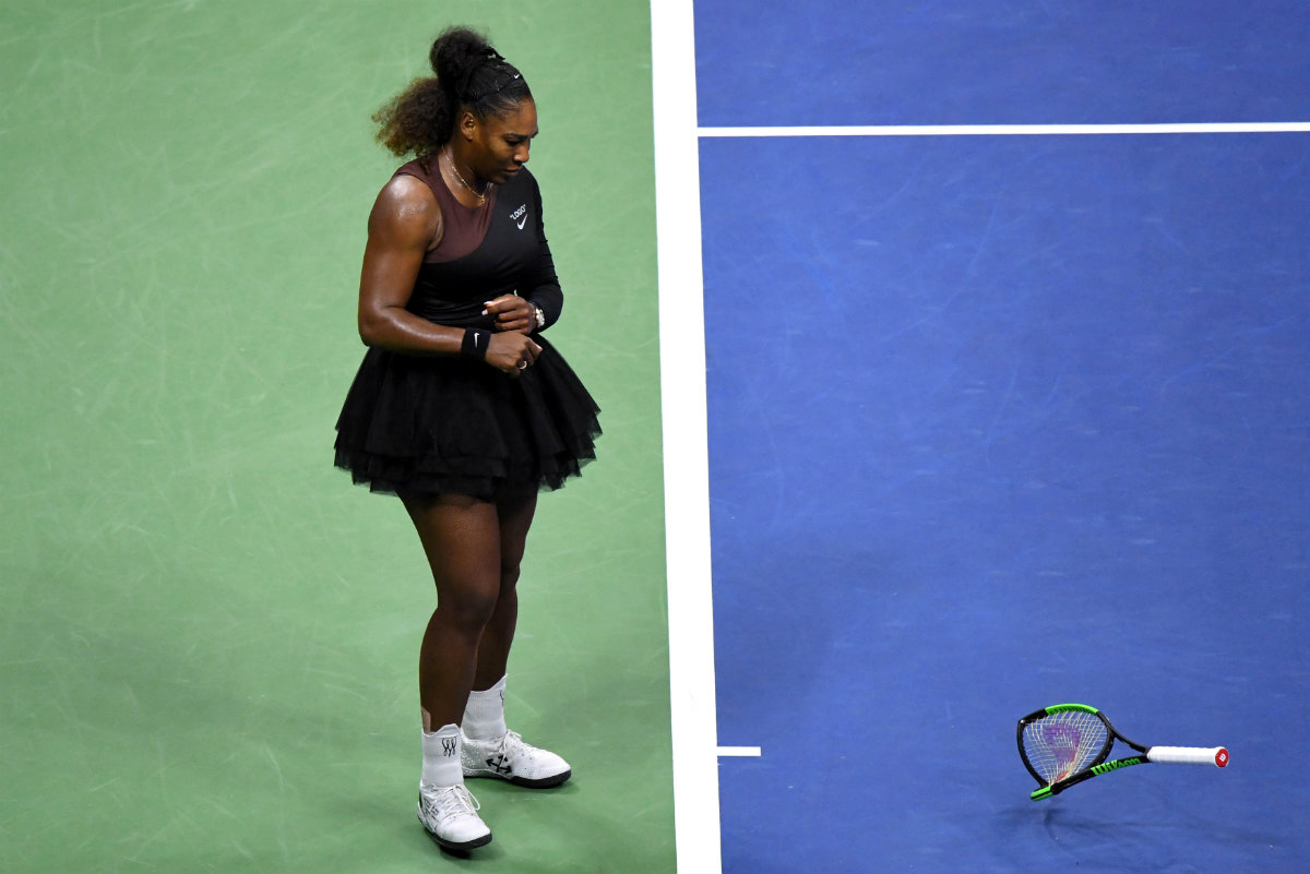Serena Williams tras perder la Final del US Open (Reuters)