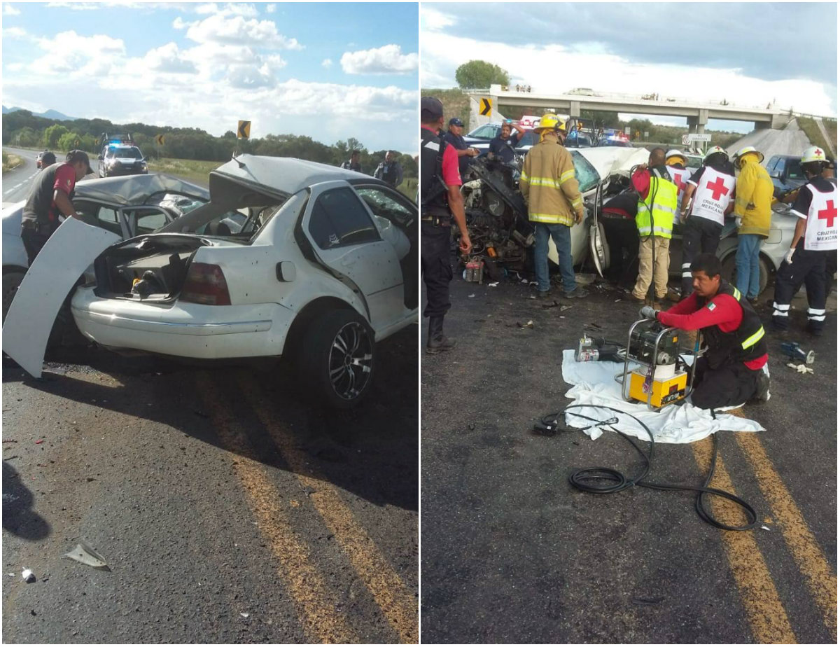 El accidente ocurrió la tarde ayer martes en el tramo a la Constancia. (Especial)