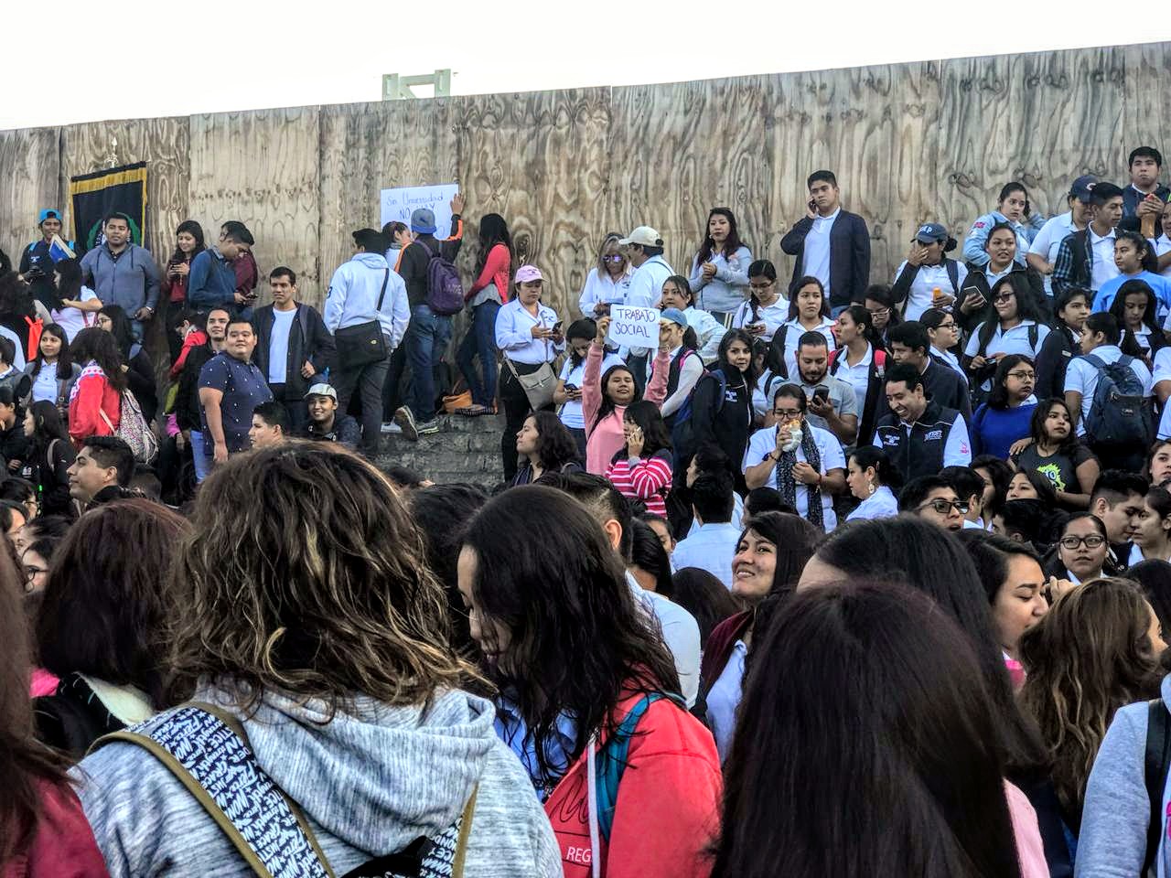 Los estudiantes harán un mitin en el zócalo. (David Monroy)