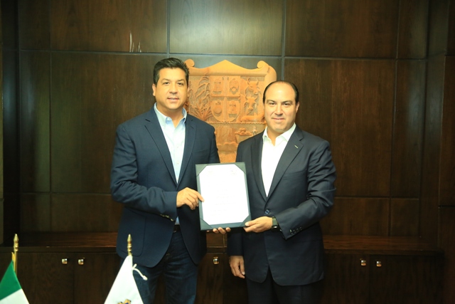 Carlos Alberto García González asume el cargo de secretario de Desarrollo Económico (Cortesía)