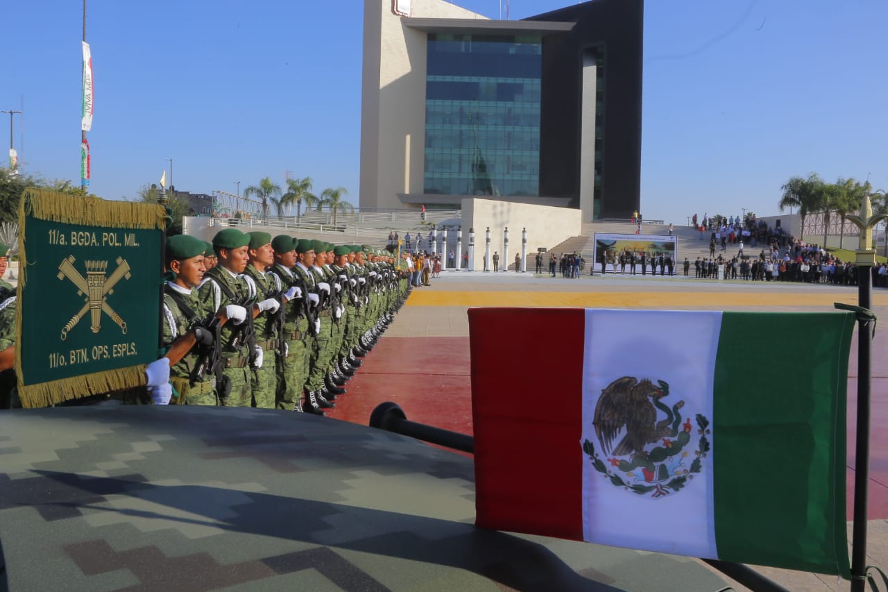 Ceremonia del 171 aniversario de los Niños Héroes en Torreón. (Manuel Guadarrama)