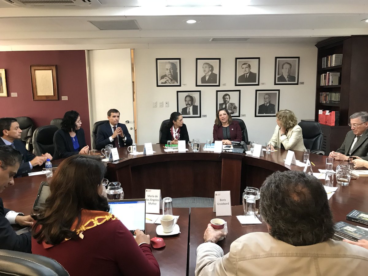 El Colegio de México se reunió con la jefa de gobierno electa Caludia Sheinbaum. (@ClaudiaShein)