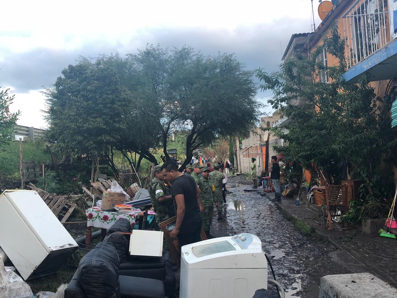 El Ejército aplica el Plan DN-III en la zona. (Estrella Álvarez)