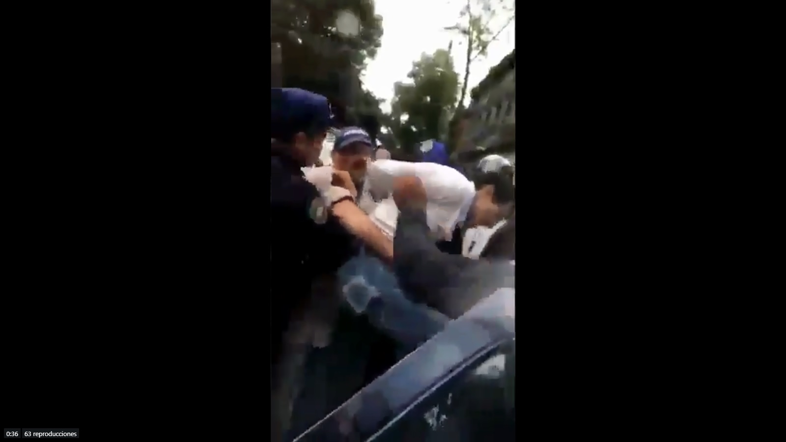 Moreno Duarte denunció a los policías por abuso de autoridad.