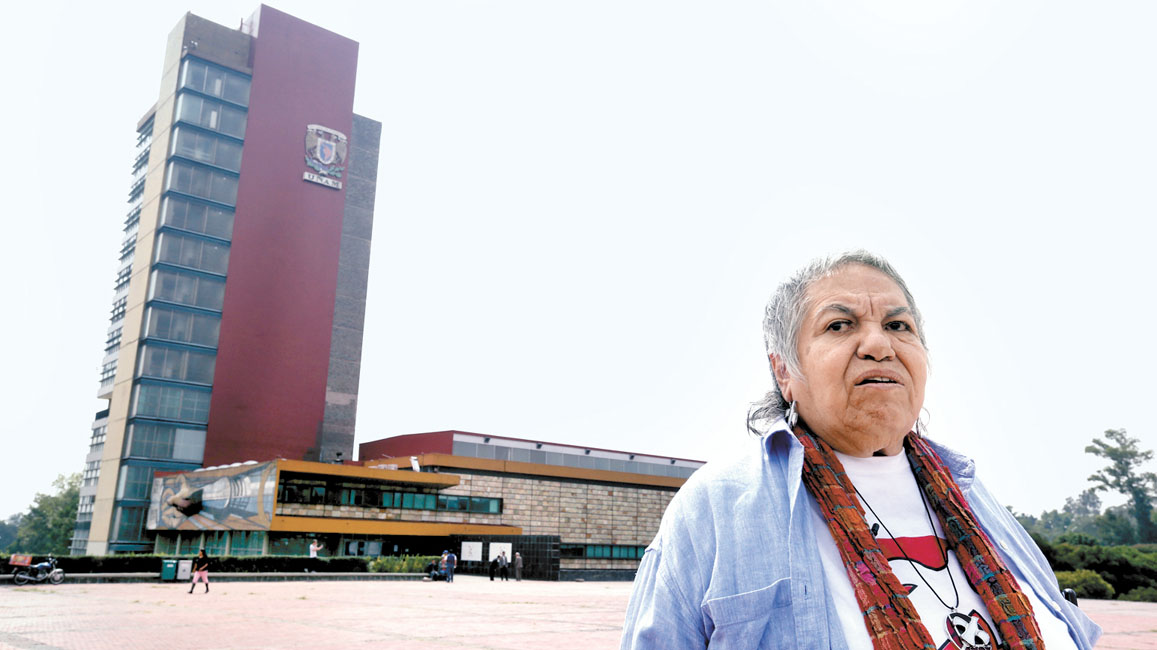 “Todo mundo nos veía, nos ponían la V de la victoria en señal de que estaban con nosotros”, recuerda Ignacia Rodríguez. (Octavio Hoyos)