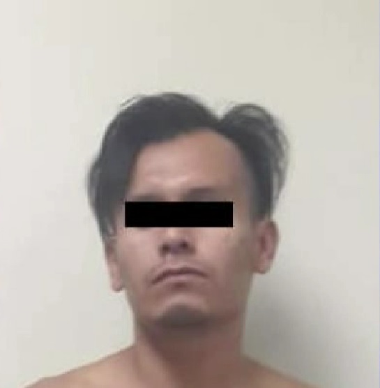 La persona detenida es identificada como Juan de Dios, de 27 años de edad.