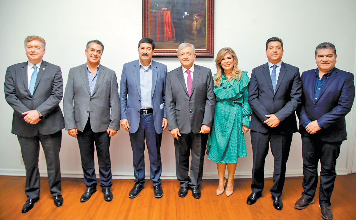 La primera reunión del Presidente electo fue con los mandatarios de la franja norte. (Especial)
