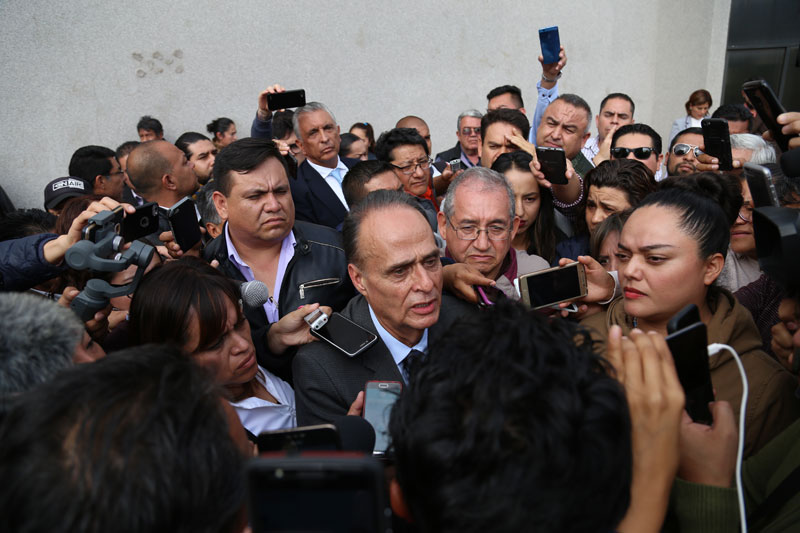 Veras Godoy acusó que la seguridad del Congreso no está apoyando a los diputados locales. (Jorge Sánchez)