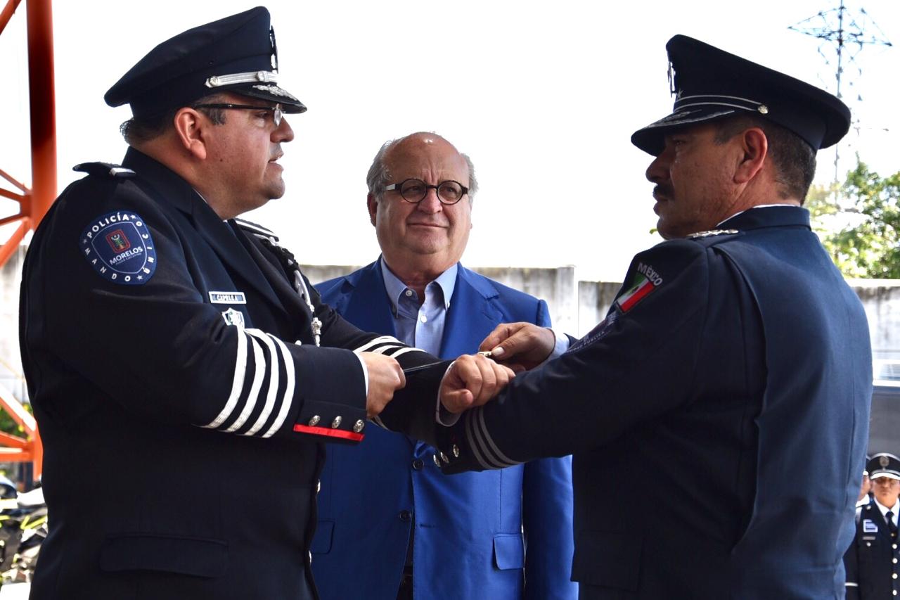 Alberto Capella entregó el cargo a Francisco Viruete.