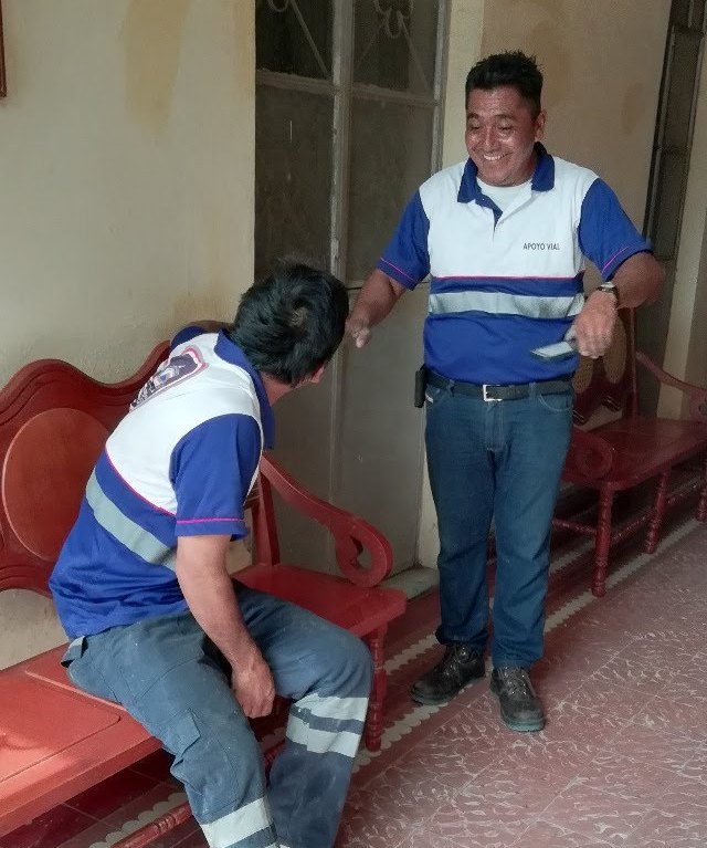 Empleado resulta lesionado.