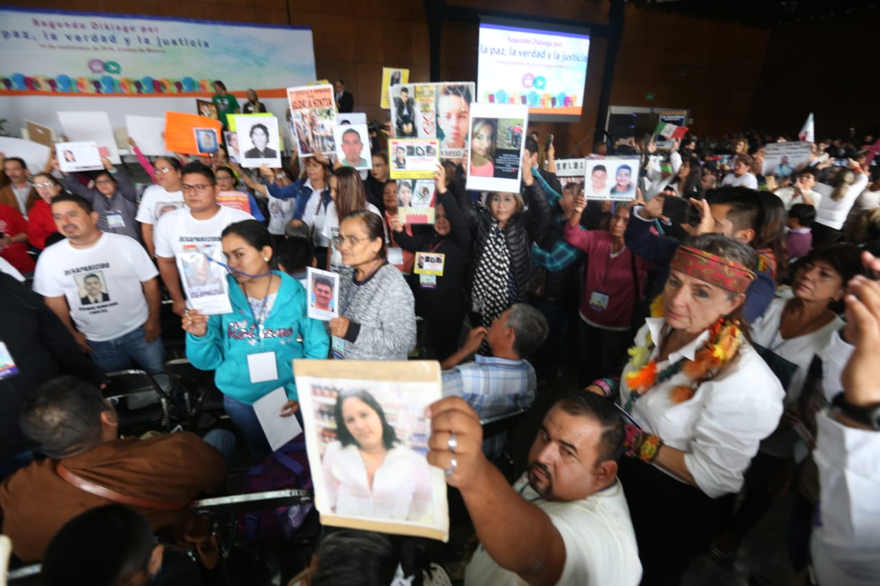 Los familiares de desaparecidos pidieron justicia. (Javier Ríos)
