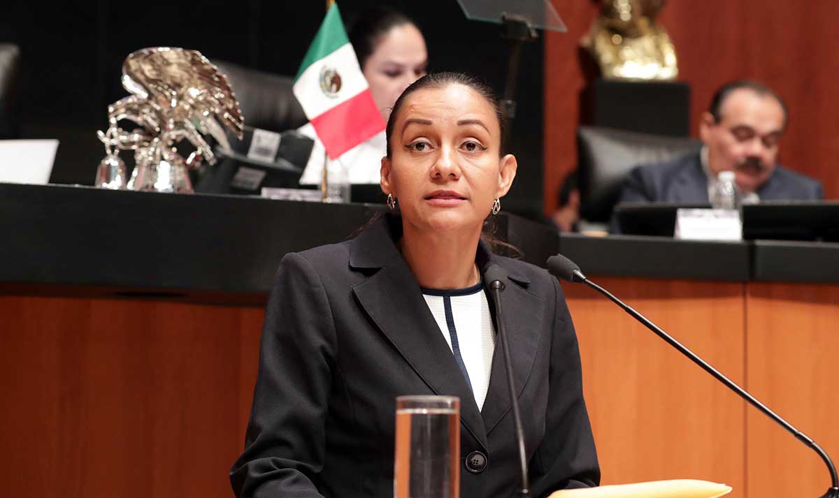 La senadora Gabriela Benavides/Especial.