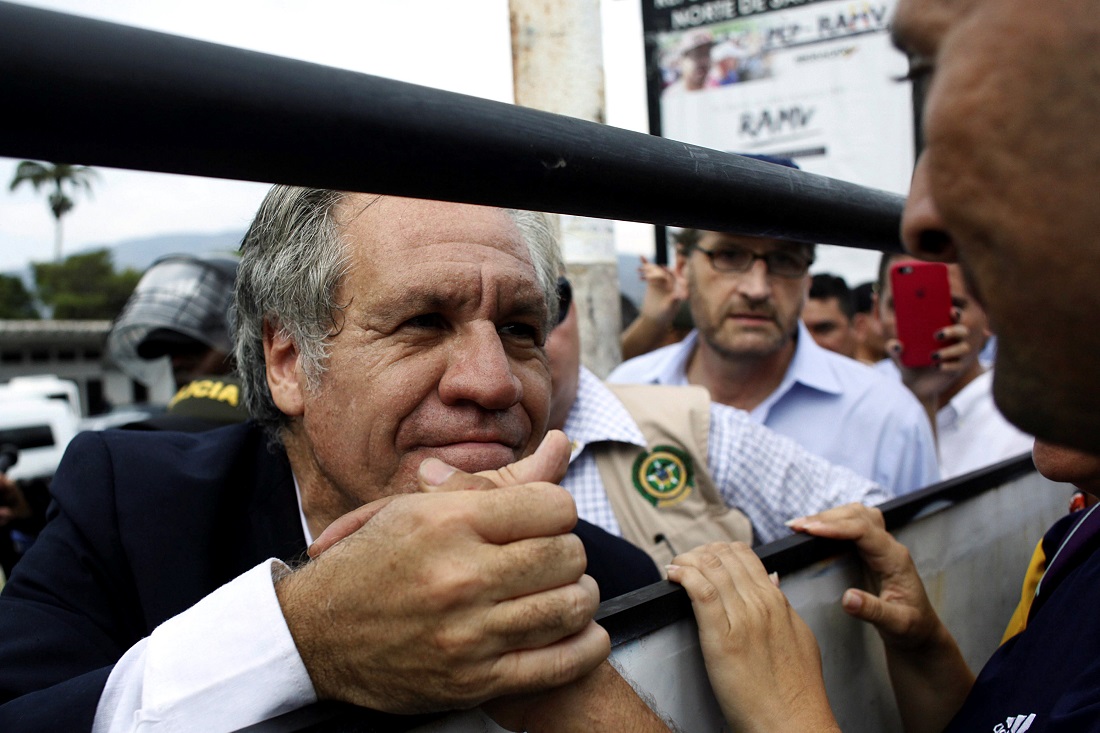 Luis Almagro concluyó este viernes una visita de tres días en Colombia. (Foto: Reuters)
