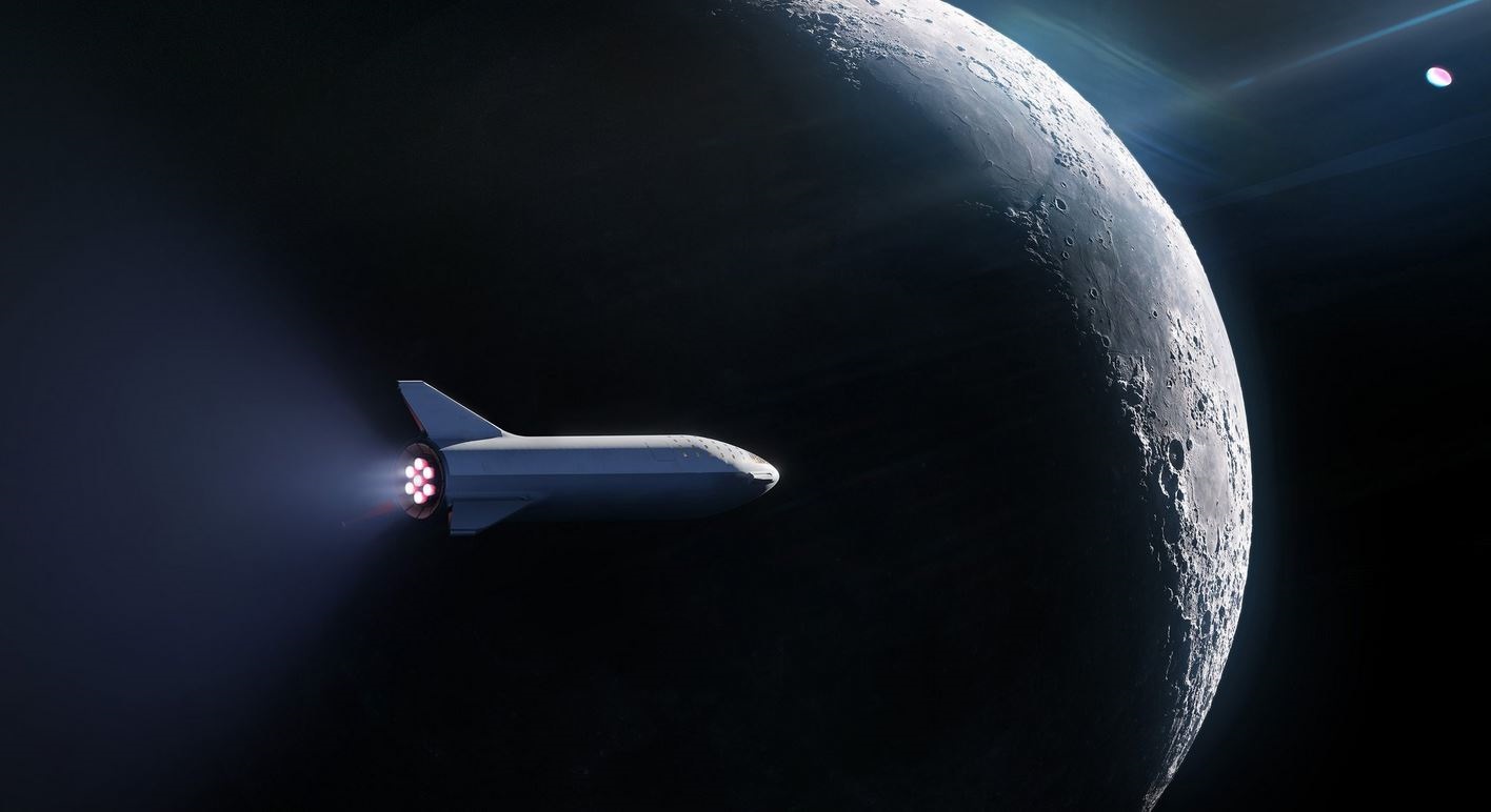 Nadie ha estado en la Luna desde 1972, según SpaceX. (Twitter / SpaceX)