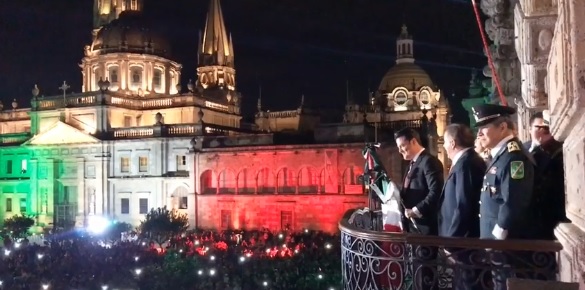 La conmemoración de Independencia en Jalisco fue la última que encabezó Aristóteles Sandoval. (Especial)