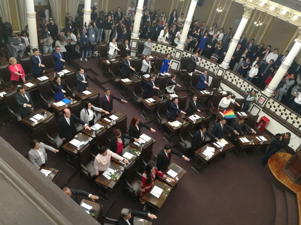 El Pleno del Congreso del estado cuenta con 41 diputados, 19 mujeres y 22 hombres. (Agencia Enfoque)