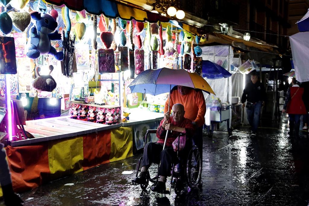 De acuerdo con el Servicio Meteorológico Nacional, durante la noche del Grito se presentaron tormentas por los remanentes de una zona de inestabilidad