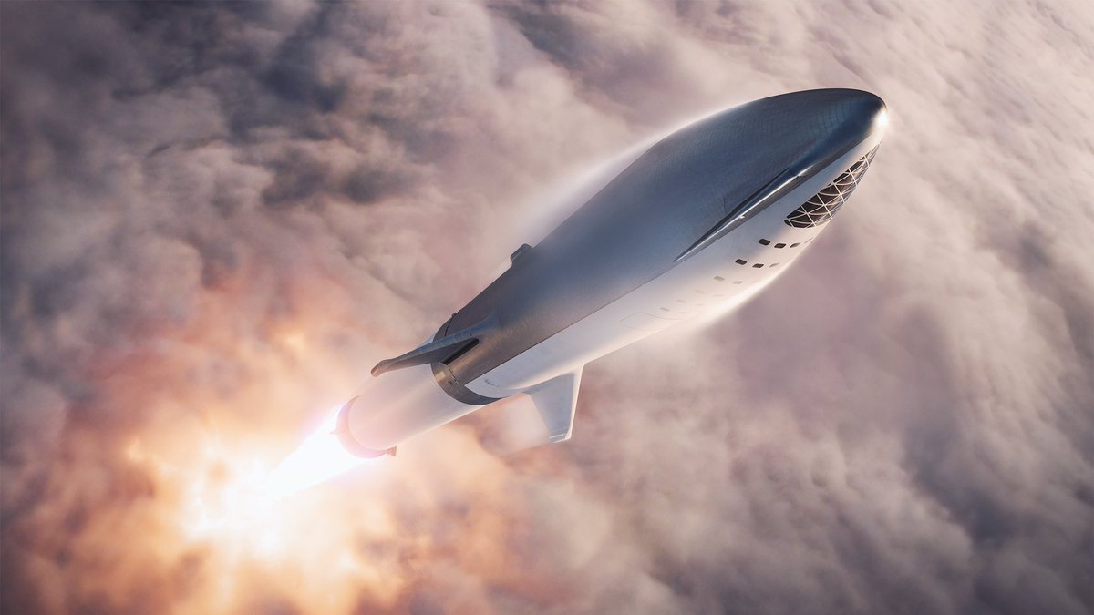 El Big Falcon será utilizado para llegar a Marte. (Twitter @elonmusk)