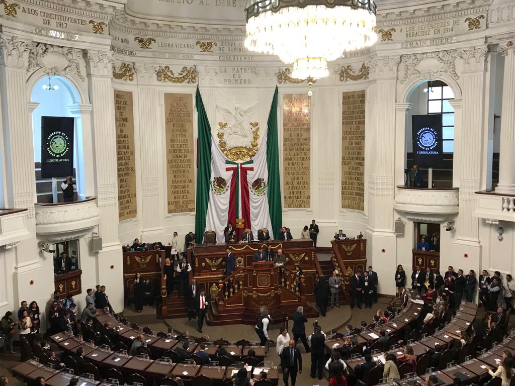 Primer Congreso de la Ciudad de México. (Twitter: @Congreso_CdMex)