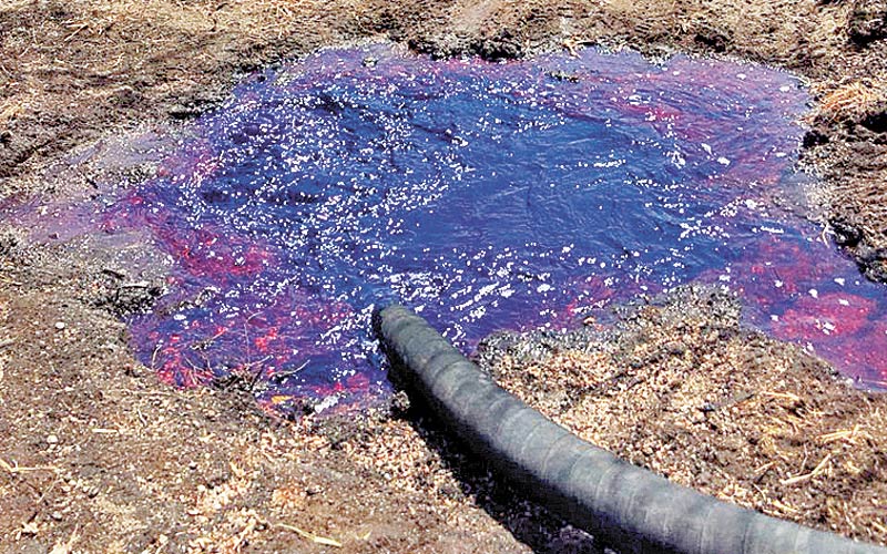 La extracción de combustible ha causado afectaciones. (Foto: Especial)