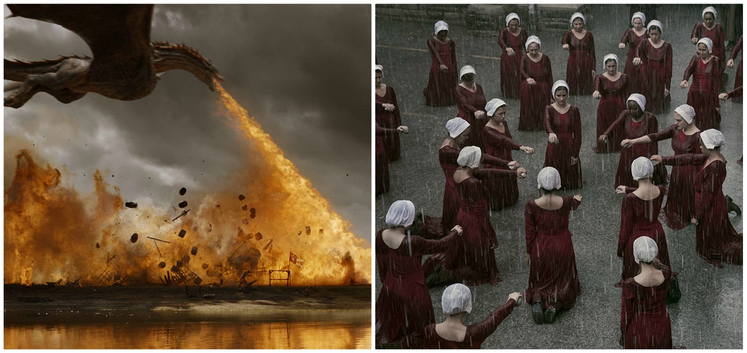 'Game of Thrones' y 'The Handmaid's Tale' compiten por el Emmy a Mejor Serie. (Especial)