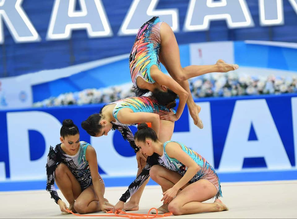 Gimnastas mexicanas.
