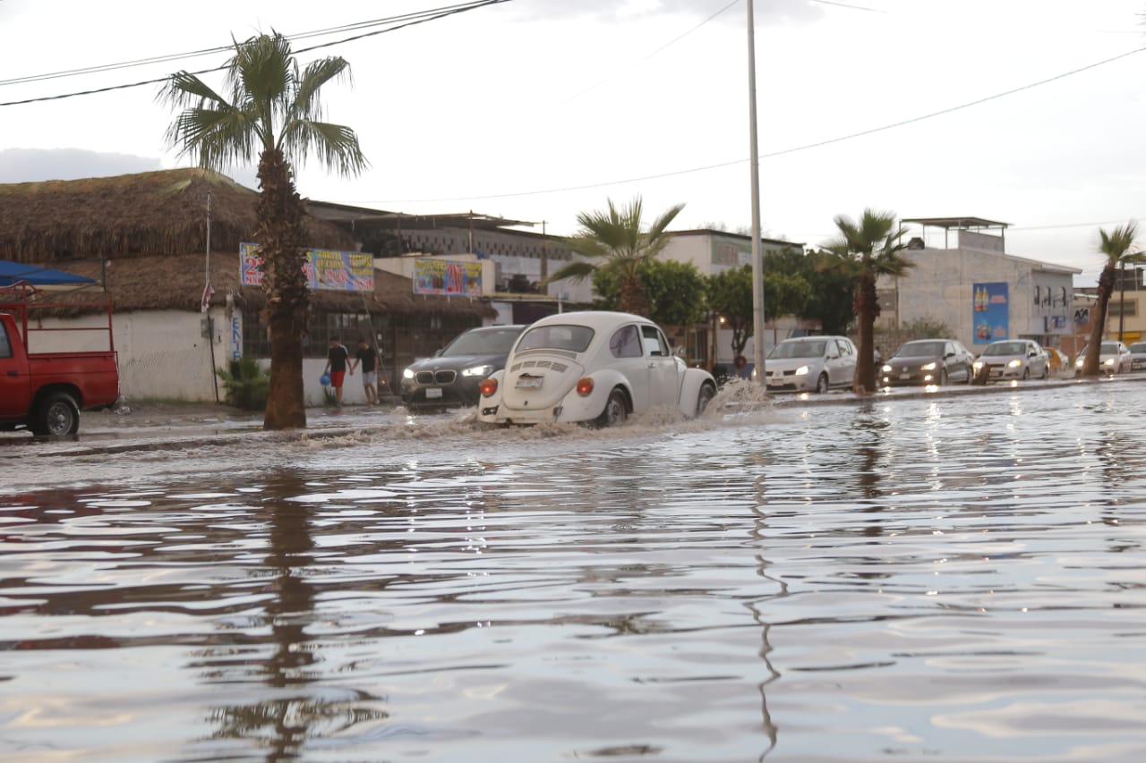 Se registraron aproximadamente 40 milímetros de lluvia. (Saúl González)
