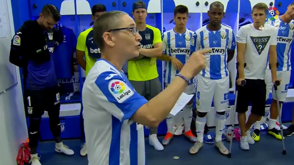 Sobreviviente de cáncer brinda mensaje a los jugadores del Leganés (La Liga)