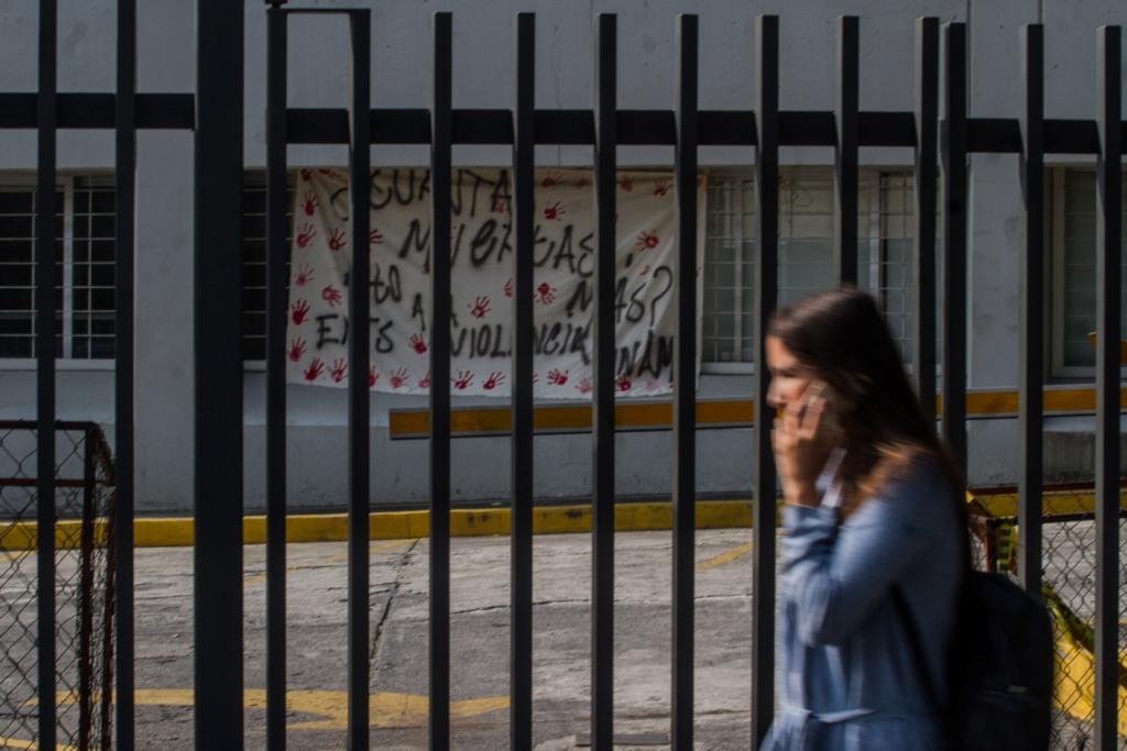 La Escuela Nacional de Trabajo Social era una de las tres últimas escuelas que se encontraban en paro por los hechos violentos en CU. (Cuartoscuro)