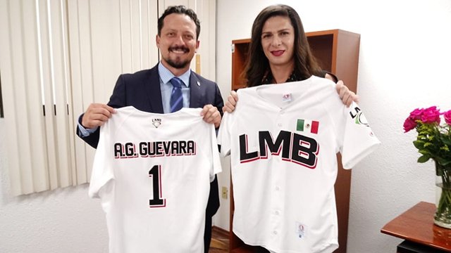 LMB se reúne con Ana Gabriela Guevara (@LigaMexBeis)