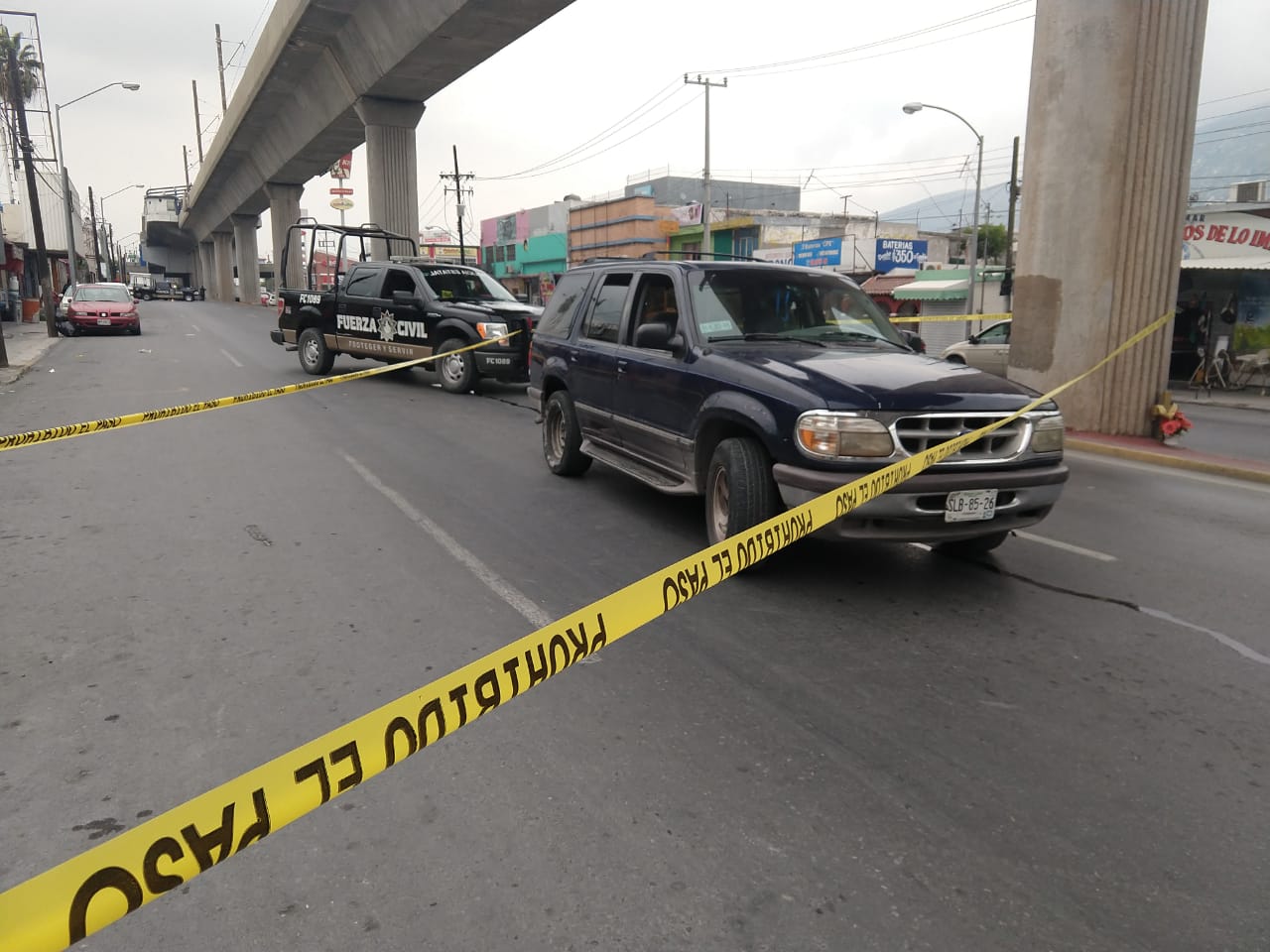 La detención provocó que se cerrará por varias horas la avenida Aztlán. Foto: Francisco Zúñiga