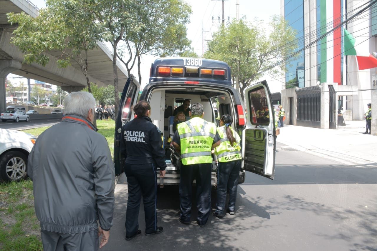 Una ambulancia que llegó a la Ciudad logró estabilizar a la mujer.