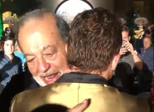 Carlos Slim felicitó al 'Canelo' Álvarez (Especial)
