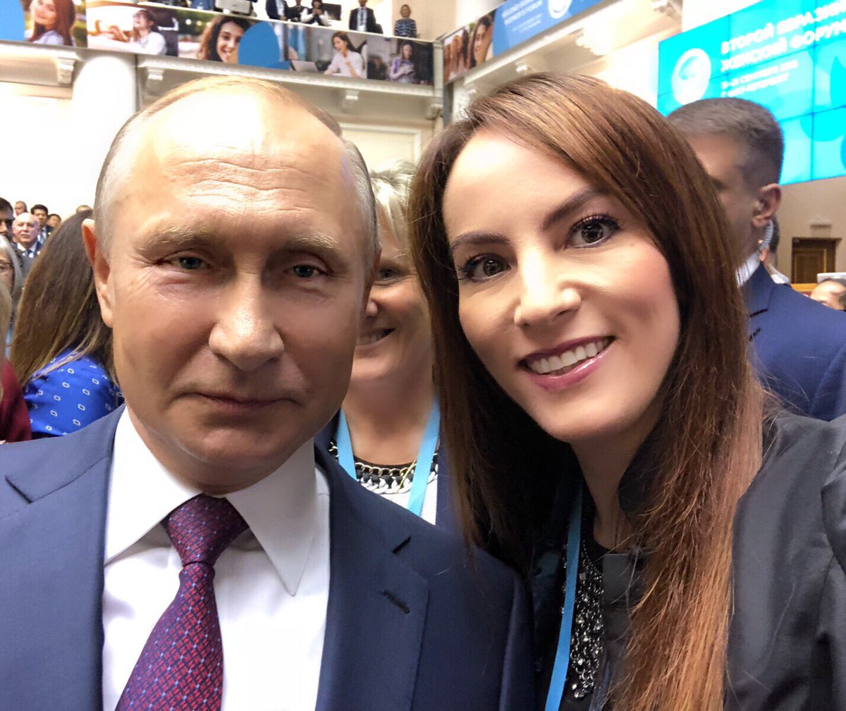La diputada de Morena se reunió con el presidente ruso Vladimir Putin/Especial.