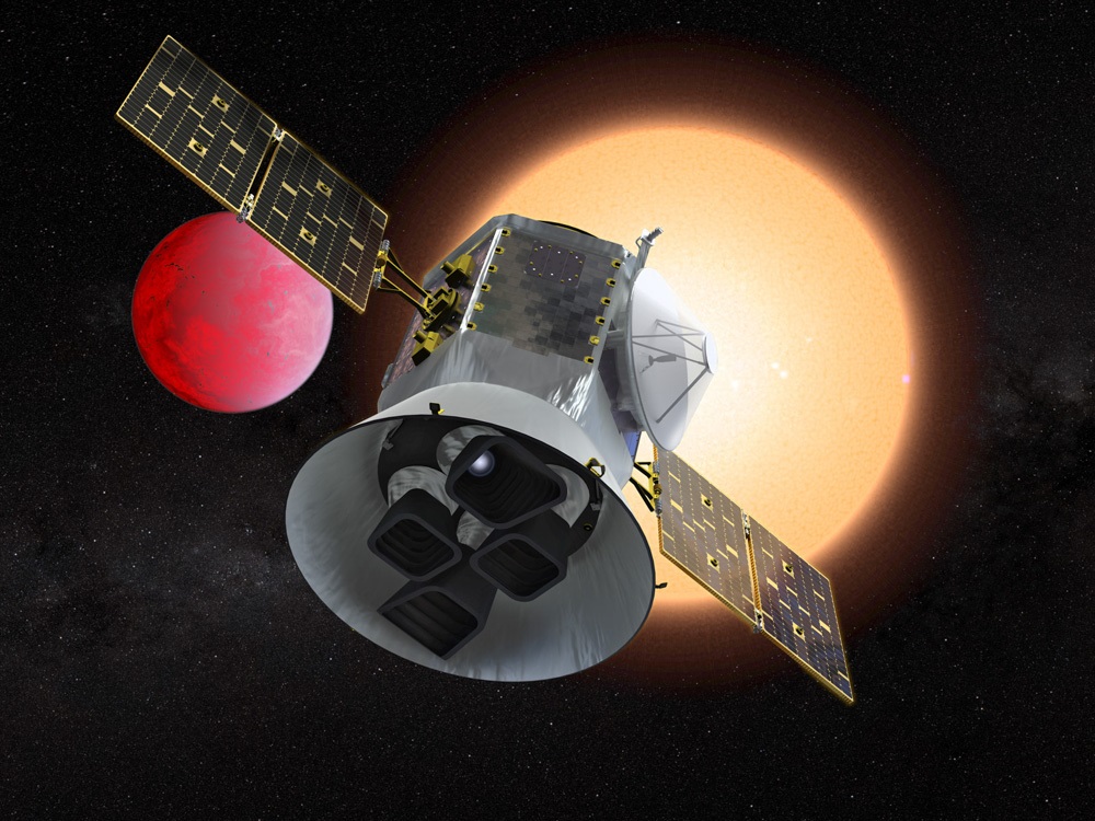 El satélite TESS en su búsqueda de exoplanetas. (NASA)