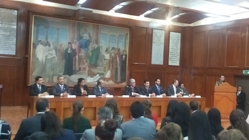 En el Salón Juárez. (Claudia Hidalgo)