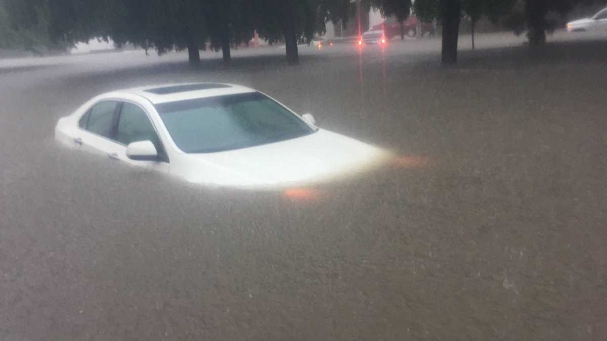 Inundaciones en Sinaloa. (Tomada de @chechomercado)