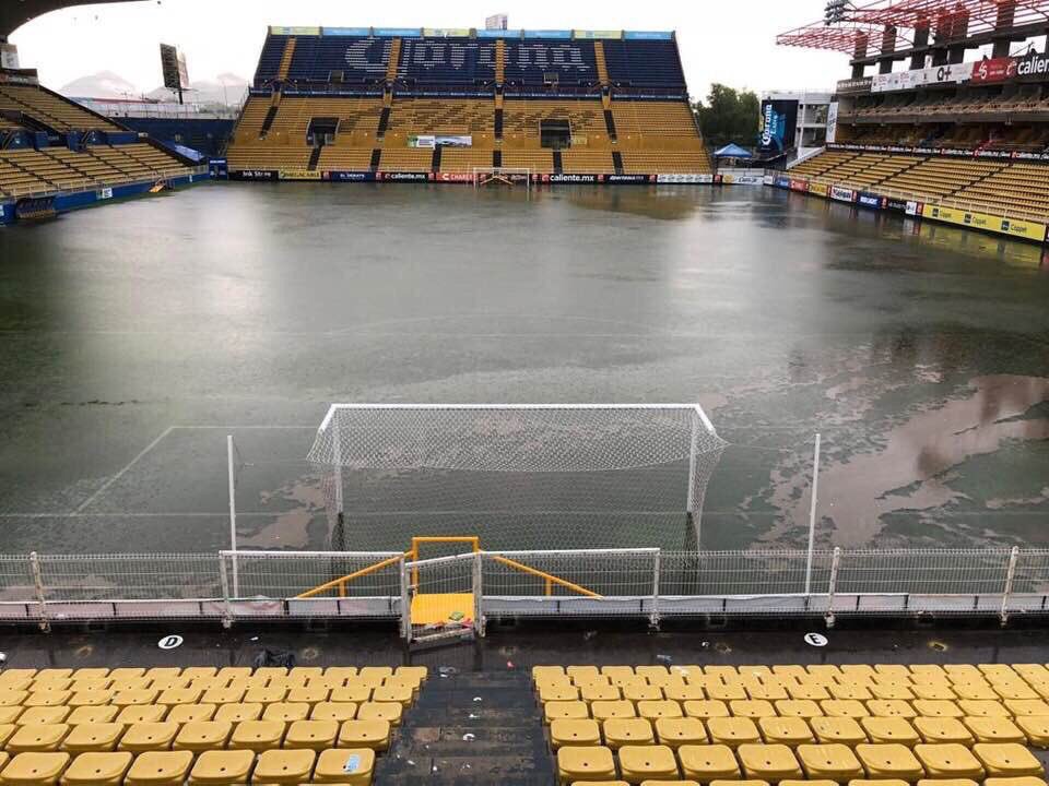 La cancha del Estadio de Dorados de Sinaloa (@Dorargdos)