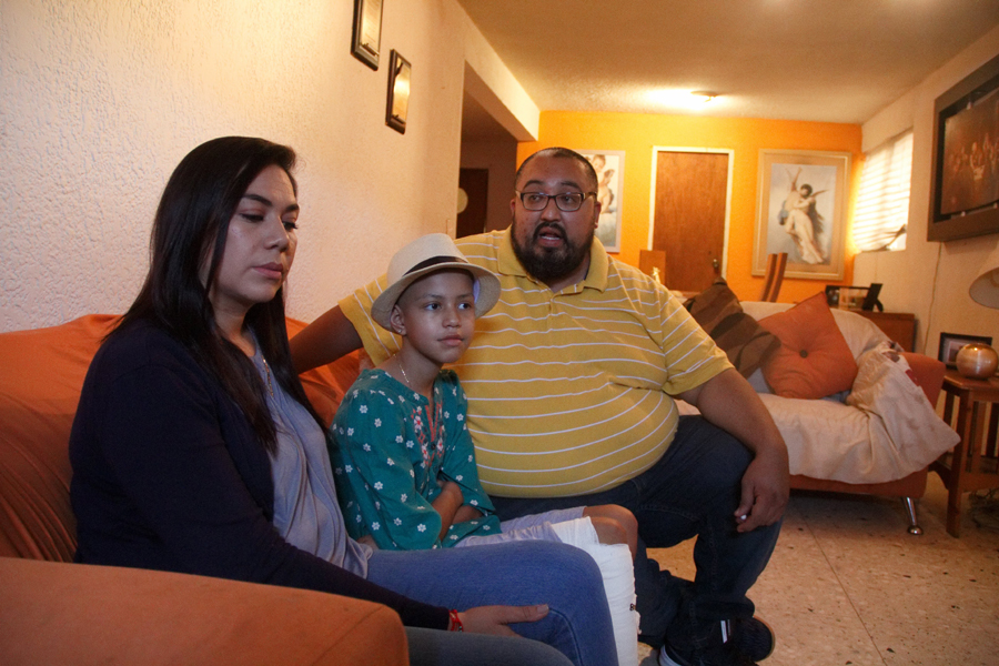 La pequeña Valentina se mantiene positiva en que podrá vencer el cáncer. (Gilberto Lastra)
