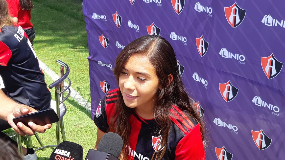 Zellyka Arce, mediocampista de Atlas. (Álberto Ávalos)