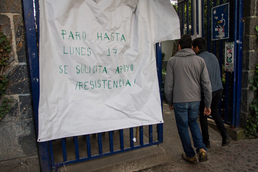 En la FFyL, el paro se levantó, pero las clases no se reanudaron de manera formal. (Foto: Cuartoscuro)