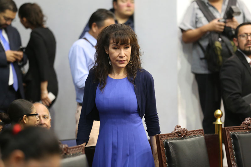 María Luisa Pérez negó que haya existido tal situación cuando presidió la Junta de Gobierno. (Jorge Sánchez)