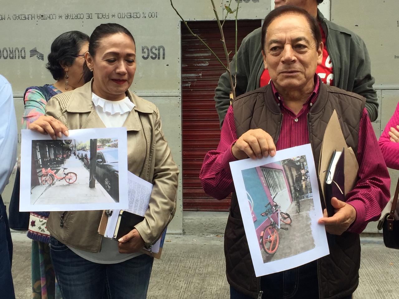 Destacaron que el uso de este servicio de bicicletas se realizó en la Cuauhtémoc sin consultar a las autoridades delegacionales.  (Cinthya Stettin)