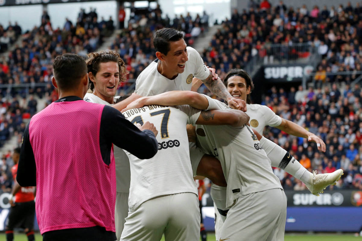 El PSG venció al Stade Rennes (Reuters)