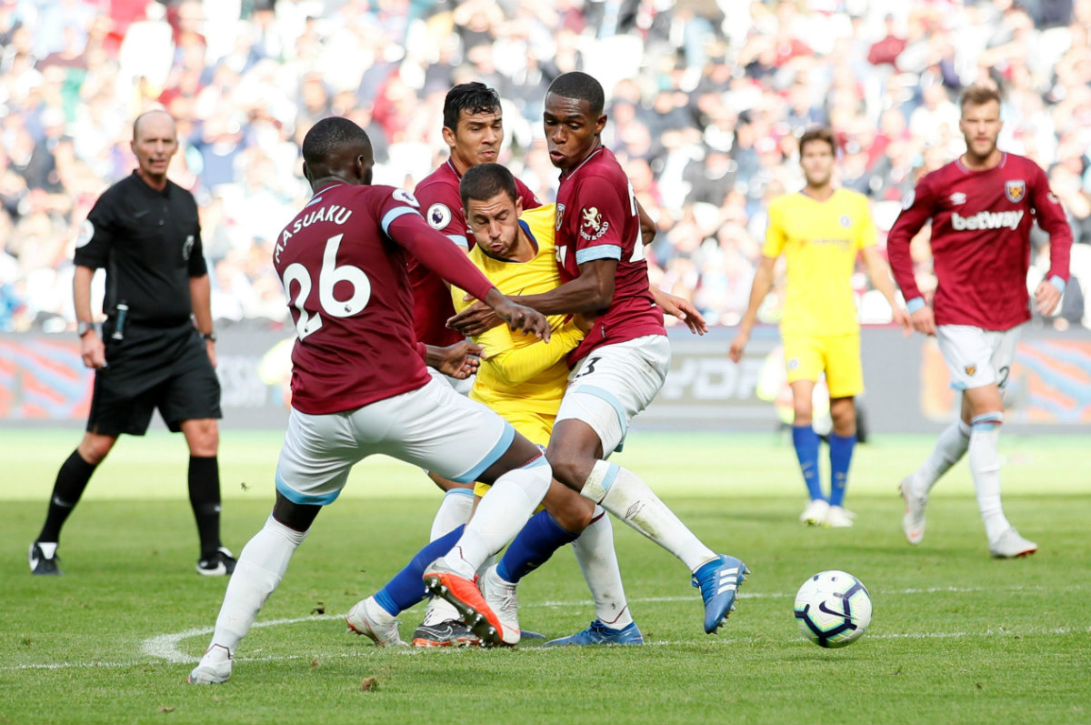 El West Ham y el Chelsea empataron (Reuters)