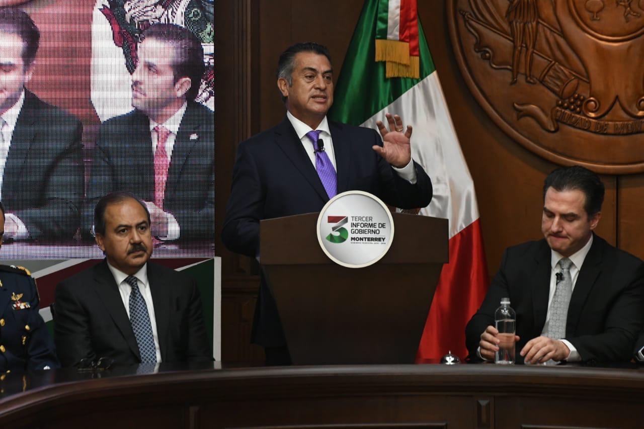 Jaime Rodríguez Calderón; gobernador de Nuevo León. (Jorge López)