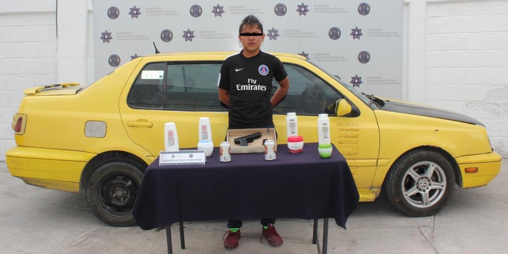 Jesús Alfredo “N.”, de 24 años de edad, fue detenido por robo a una tienda de autoservicio (Especial)