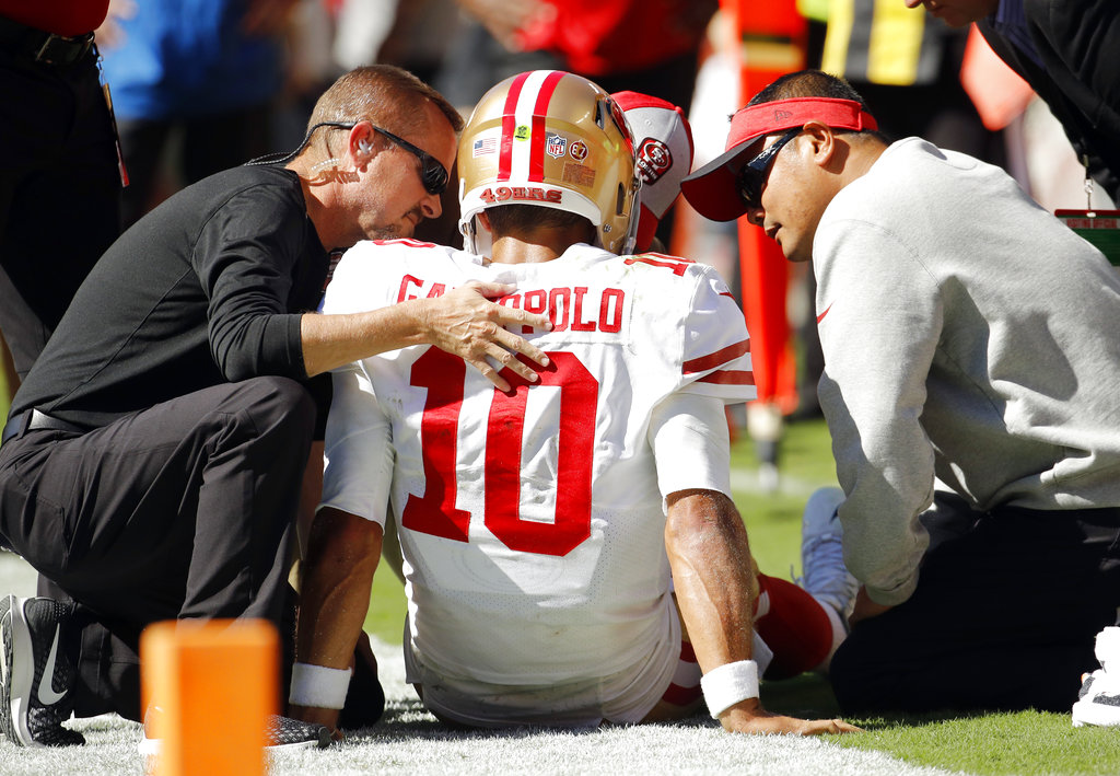 Jimmy Garoppolo no jugará lo que resta de la temporada (AP)
