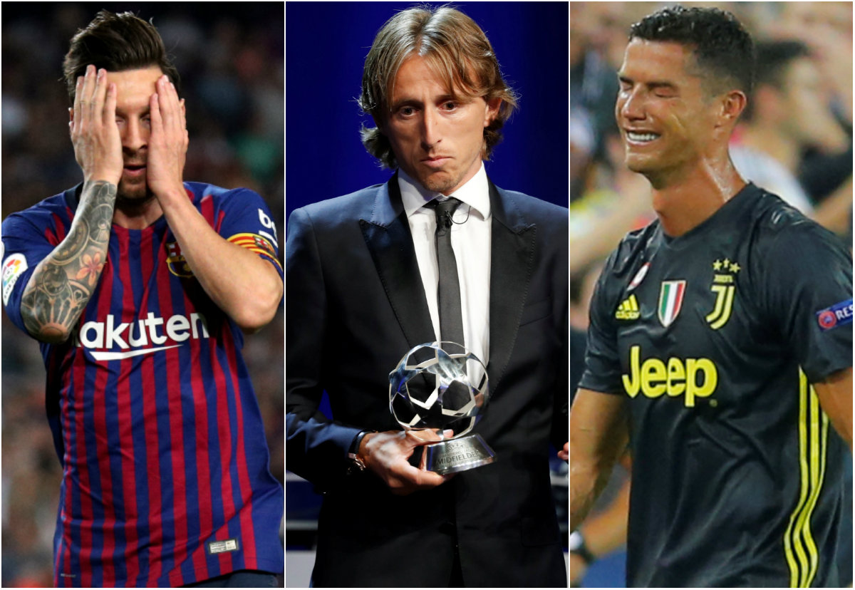 Luka Modric podría acabar con el reinado de Messi y Cristiano Ronaldo (Reuters)